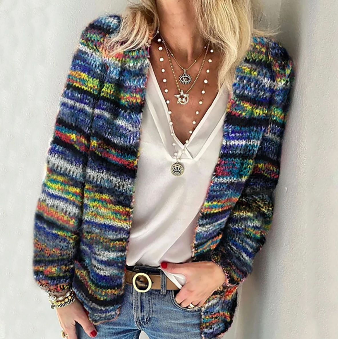 The Abigail Striped Cardigan