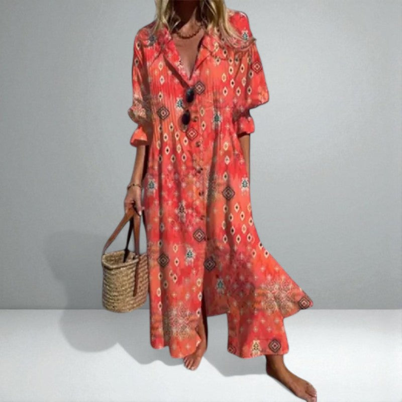 The Odessa Boho Maxi Dress