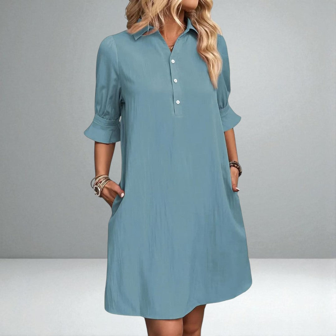 The Simone Shirt Dress