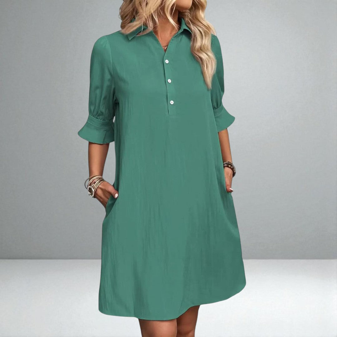 The Simone Shirt Dress
