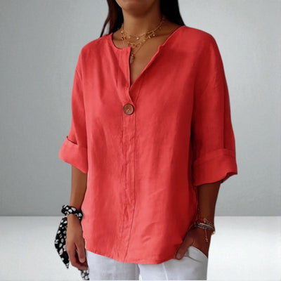 The Valentina Linen Blouse