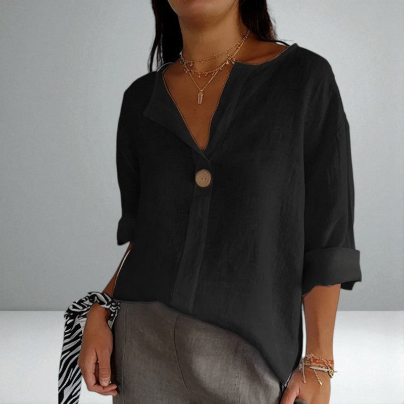The Valentina Linen Blouse