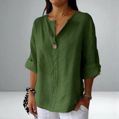 The Valentina Linen Blouse