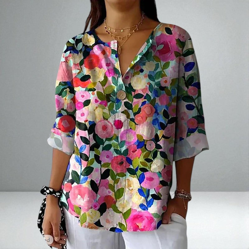 The Ava Floral Blouse