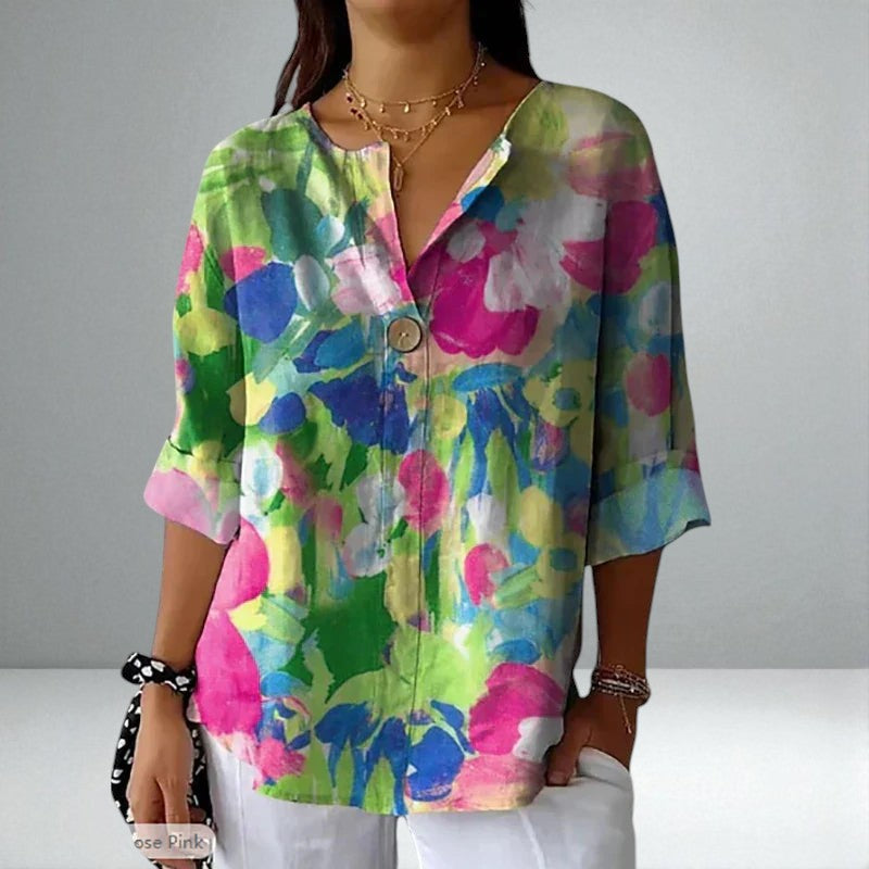 The Ava Floral Blouse