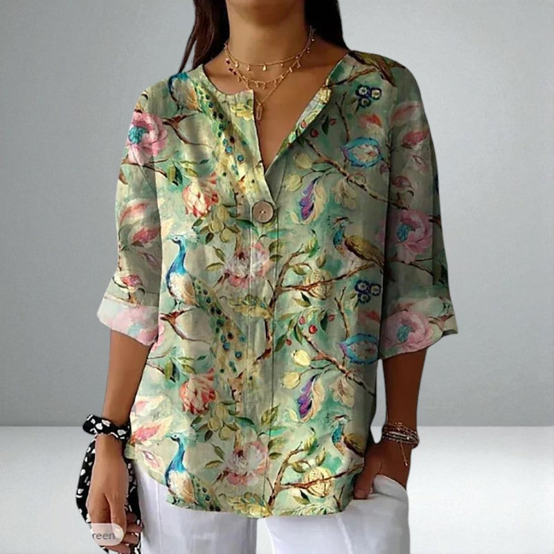 The Ava Floral Blouse