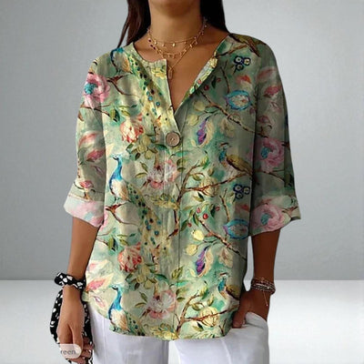 The Ava Floral Blouse