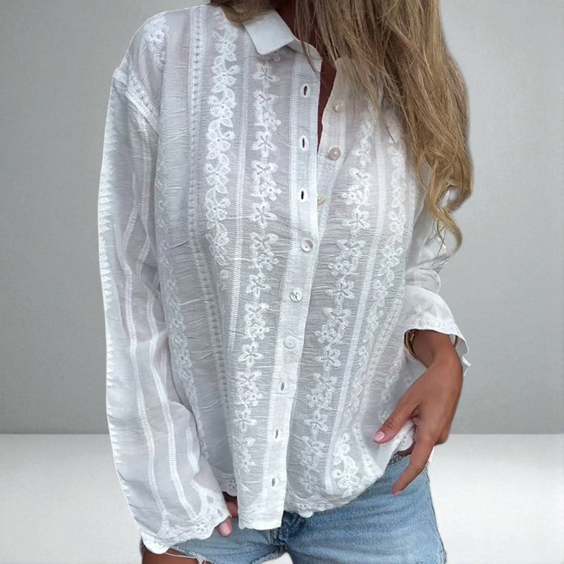 The Kathlyn Button-Up Polo Shirt