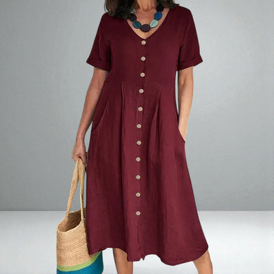 The Yasmin Buttoned Dress