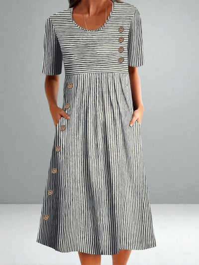The Eliza Button Summer Dress