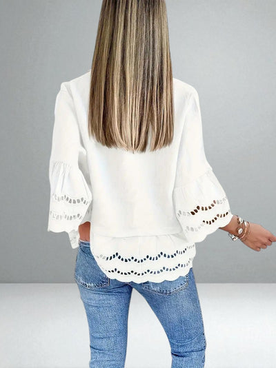 The Noelle Ruffle Shirt