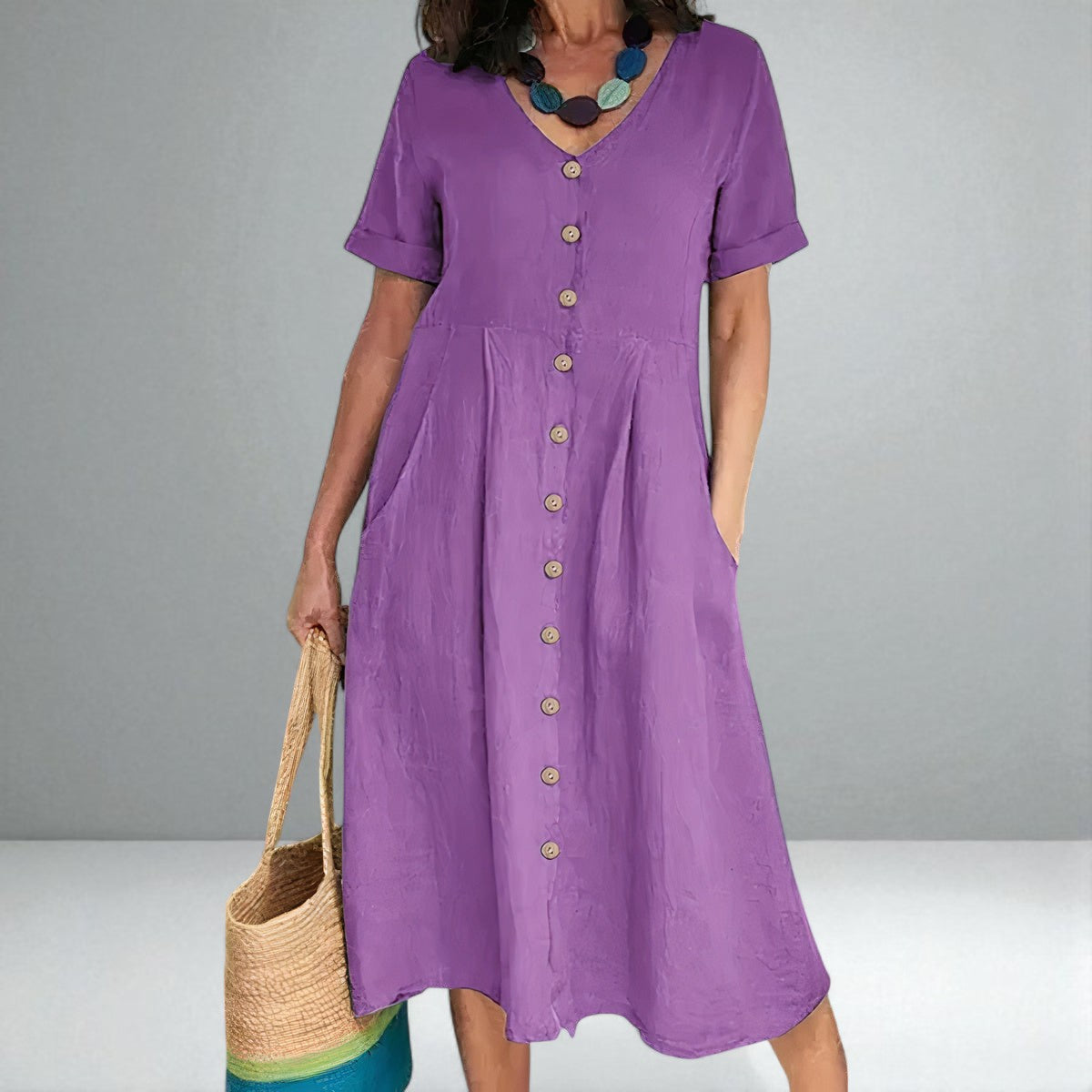 The Yasmin Buttoned Dress