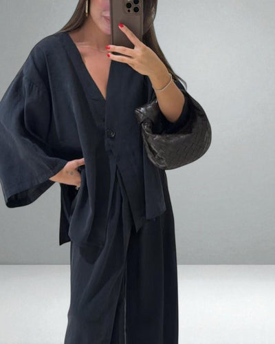The Sienna V-Neck Lounge Set