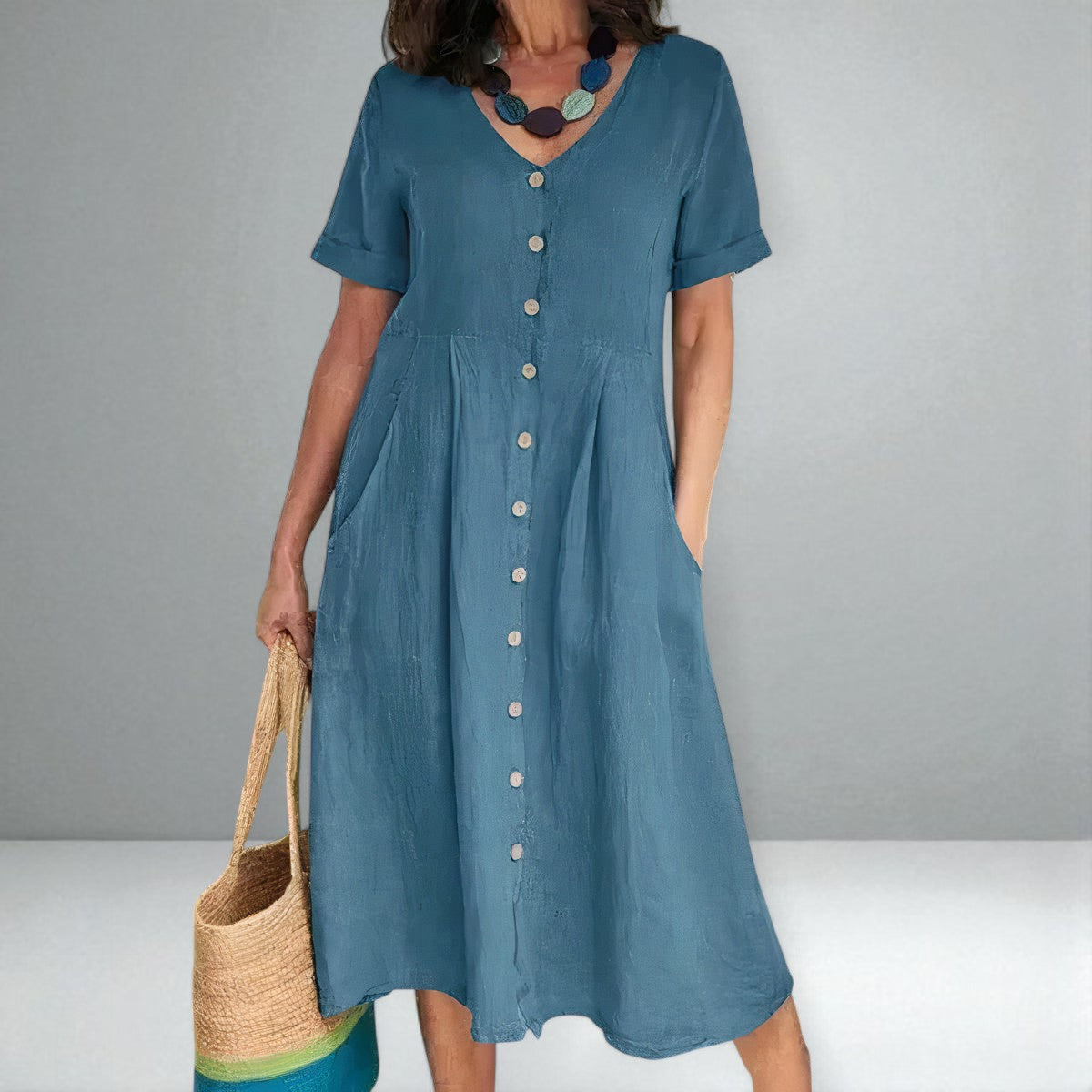 The Yasmin Buttoned Dress