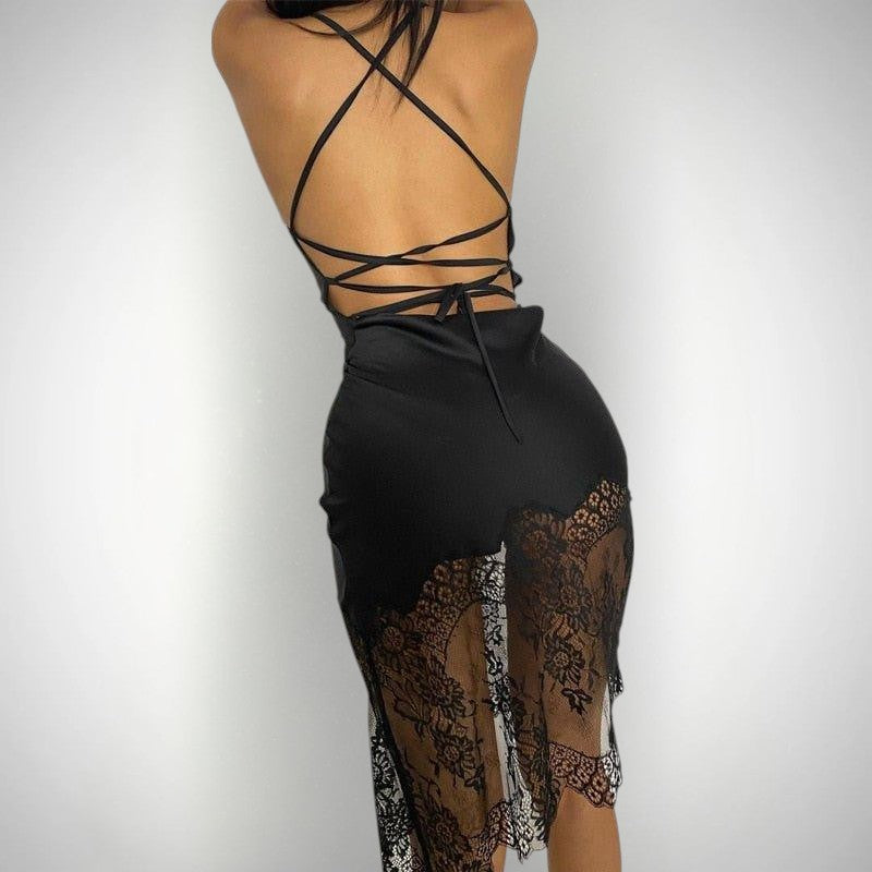 The Camilla Lace Up Dress