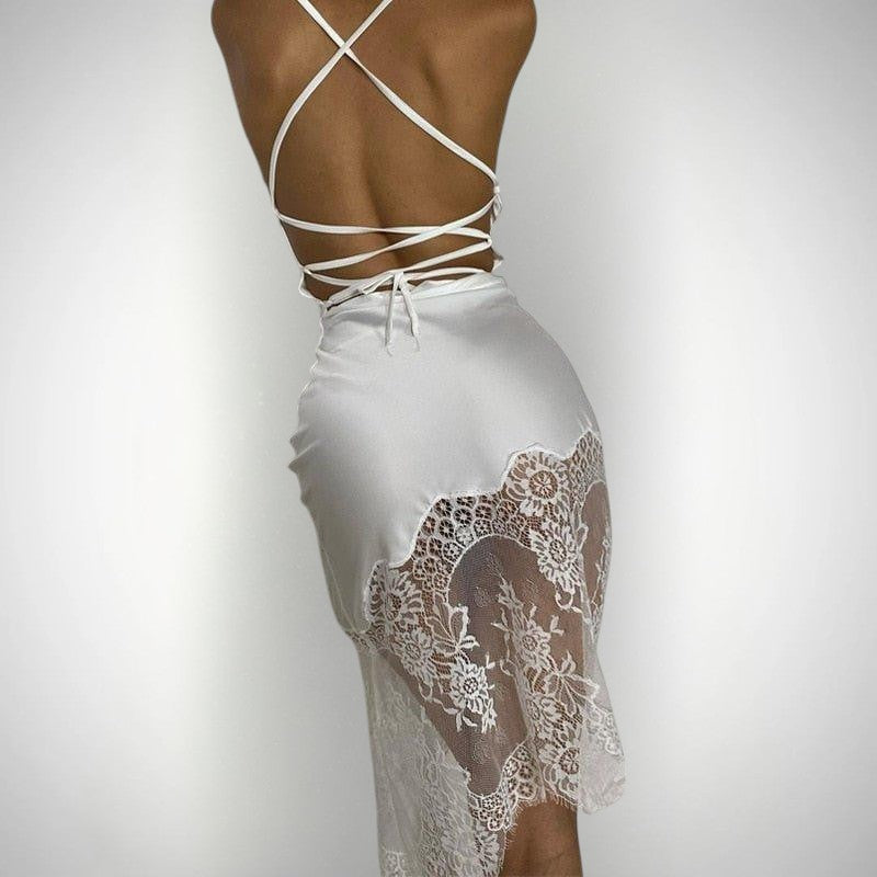 The Camilla Lace Up Dress