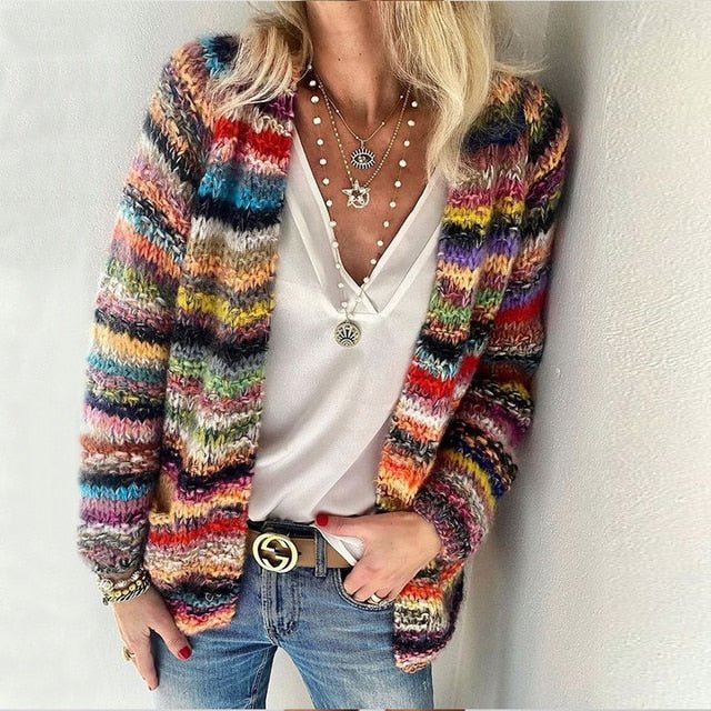 The Abigail Striped Cardigan