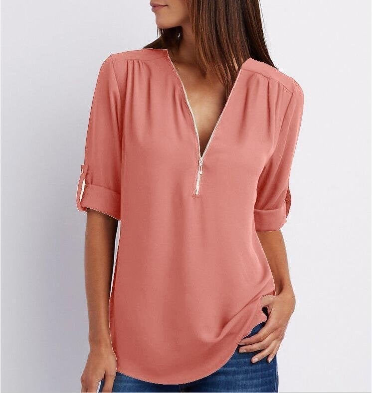 The Lizzy Zippered Top