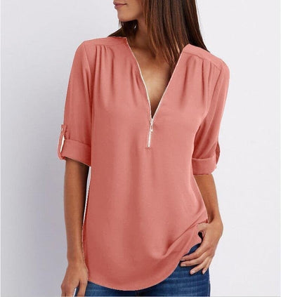 The Lizzy Zippered Top