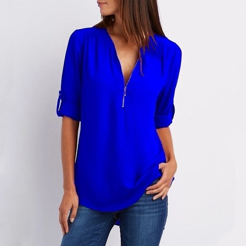 The Lizzy Zippered Top