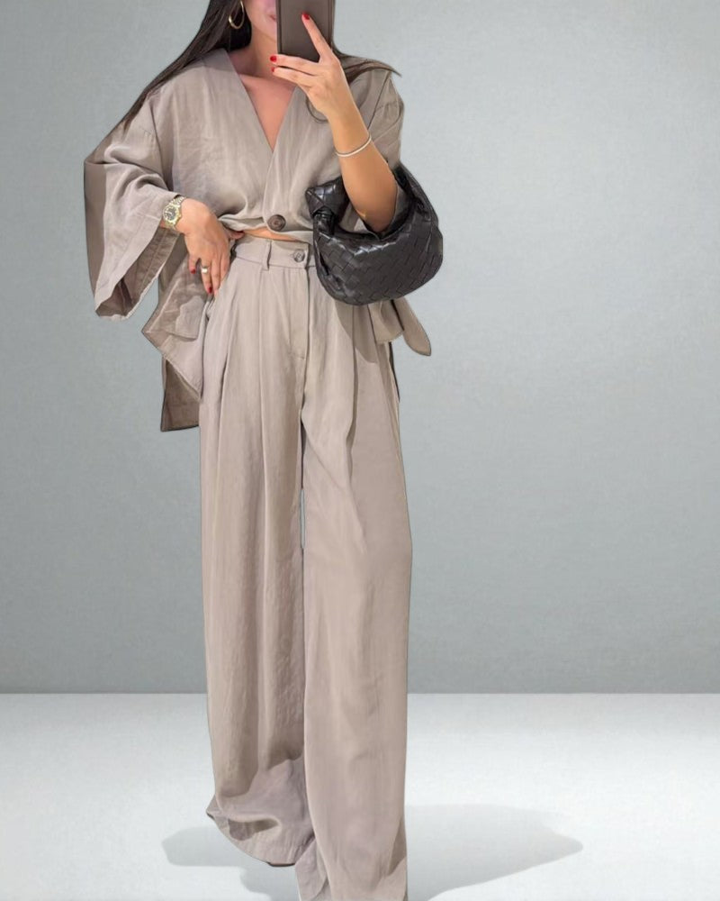The Sienna V-Neck Lounge Set