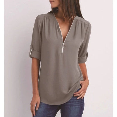 The Lizzy Zippered Top