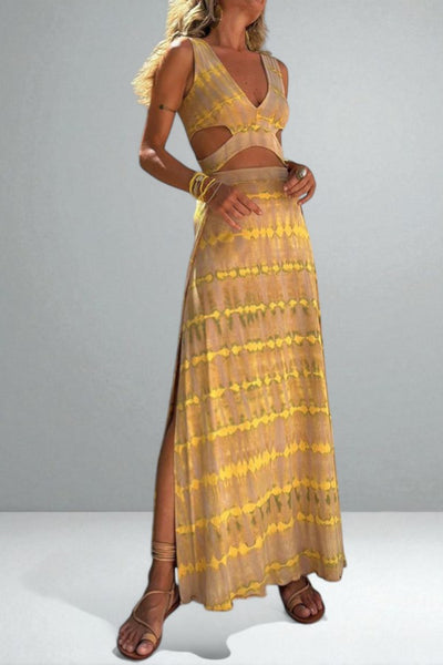 The Bianca Cut-Out Cotton Dress