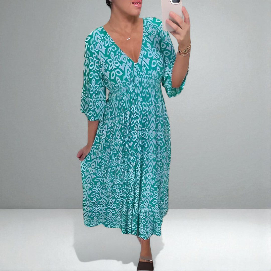 The Lucia Boho Maxi Dress
