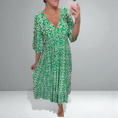 The Lucia Boho Maxi Dress