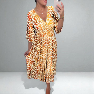 The Lucia Boho Maxi Dress