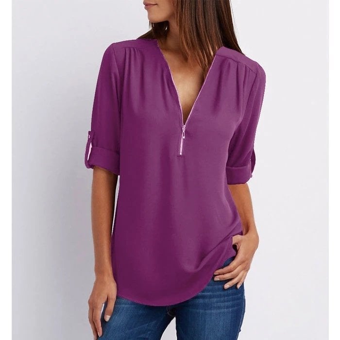 The Lizzy Zippered Top