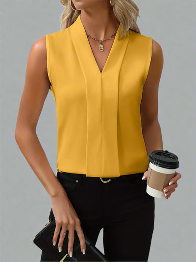 The Lucia V-Neck Blouse
