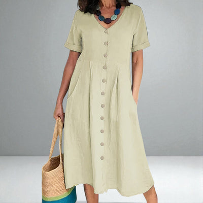 The Yasmin Buttoned Dress