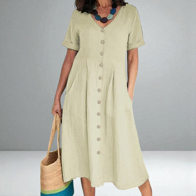 The Yasmin Buttoned Dress