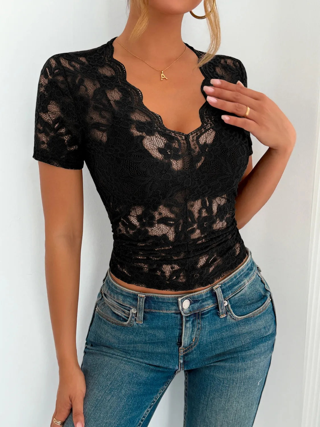 The Emilia Lace Top