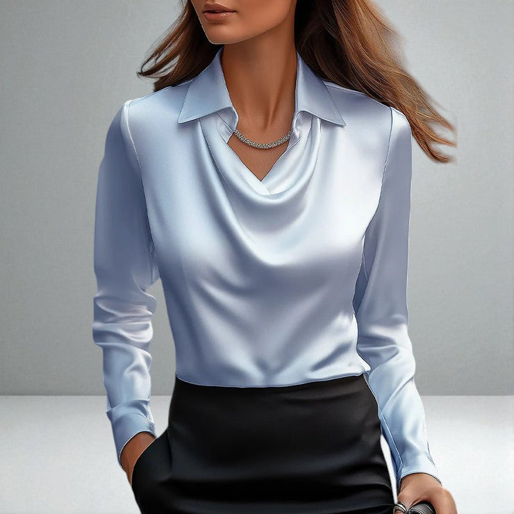 The Joyce Satin Blouse