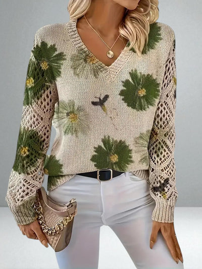 The Grace Floral Sweater