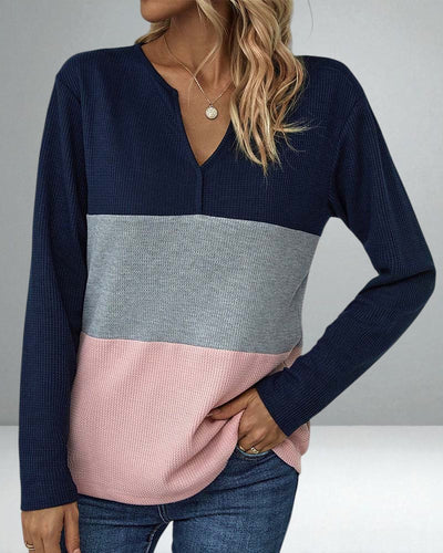 The Lyrenia Colorblock Pullover