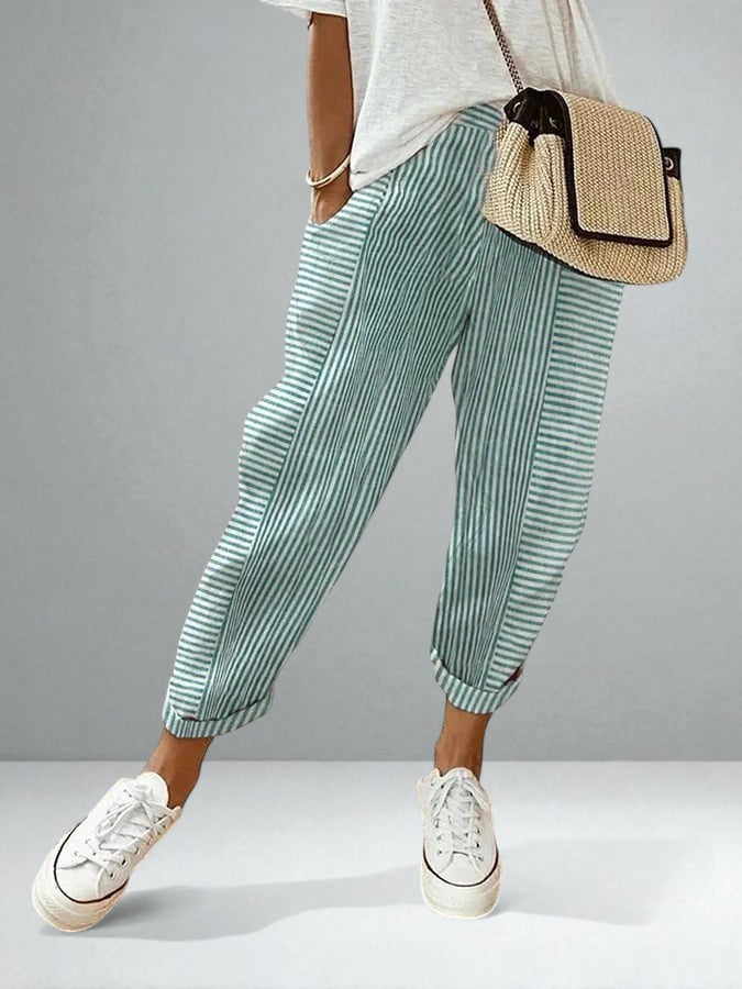 The Tildy Striped Lounge Pants