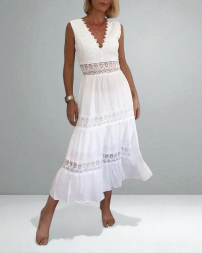 The Ninette Lace Midi Dress