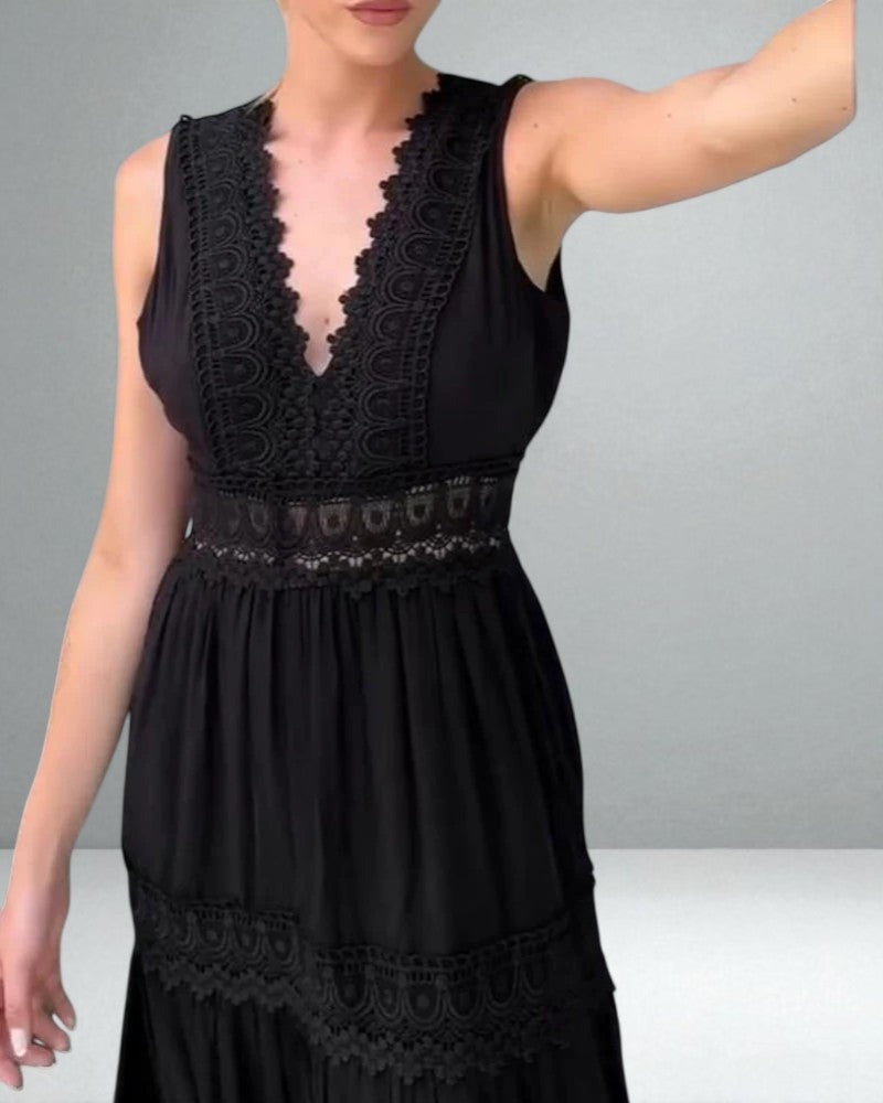 The Ninette Lace Midi Dress