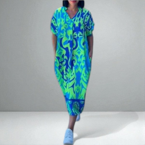The Elena Floral Midi Dress