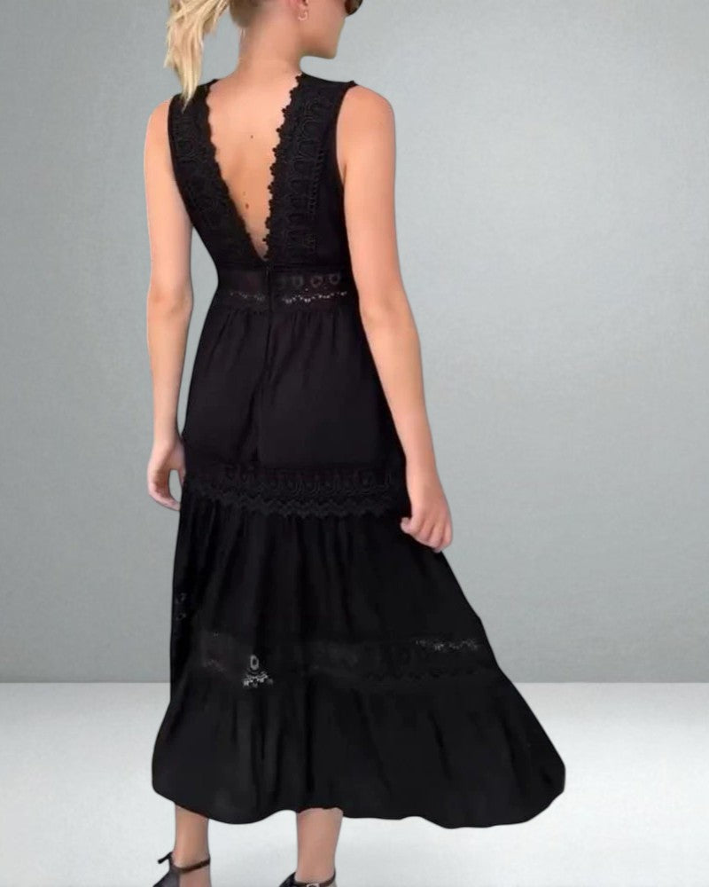 The Ninette Lace Midi Dress
