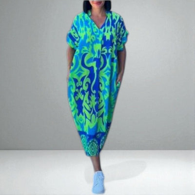The Elena Floral Midi Dress