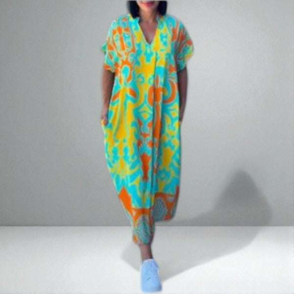 The Elena Floral Midi Dress