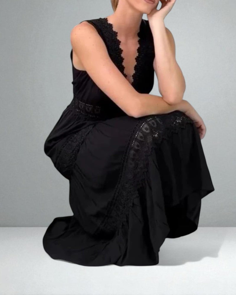 The Ninette Lace Midi Dress