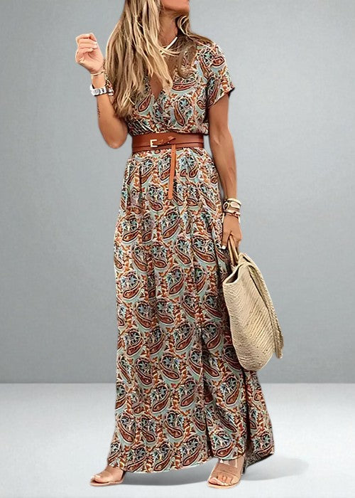 The Sybella Boho Maxi Dress