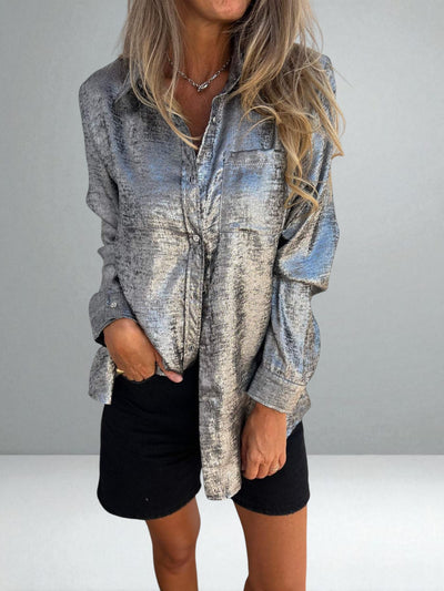 The Zoey Shimmer Shirt