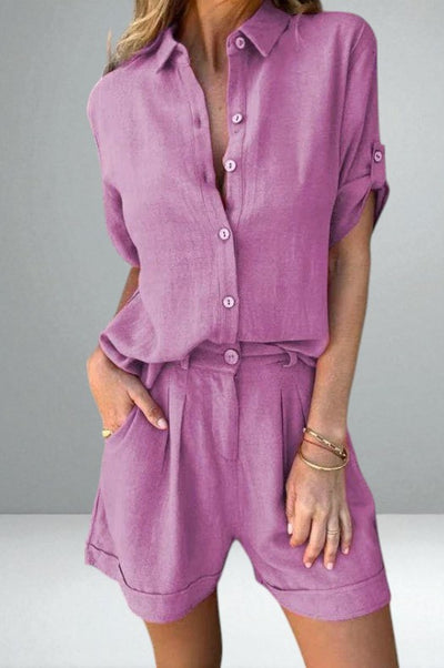 The Linda Summer Linen Set