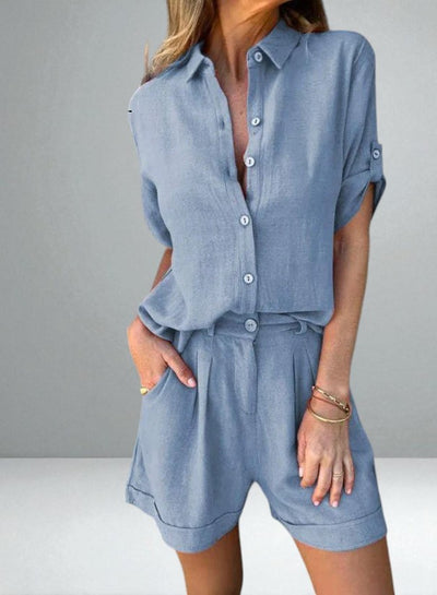 The Linda Summer Linen Set